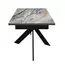 Стол DikLine EKX160, Керамика Venetian Brown Light глянец (К4), опоры черные (2 уп.), изображение 4