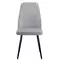 Стул DikLine 327 поворотный B22 GREY, ножки черные, изображение 4
