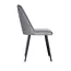 Стул DikLine 324 поворотный B22 GREY, ножки черные, изображение 3