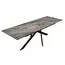 Стол DikLine EKX160, Керамика Venetian Brown Light глянец (К4), опоры черные (2 уп.), изображение 7
