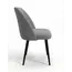 Стул DikLine 335 B22 GREY, ножки черные, изображение 2