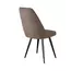 Стул DikLine 327 поворотный B5 LATTE, ножки черные, изображение 4