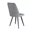 Стул DikLine 324 поворотный B22 GREY, ножки черные, изображение 2