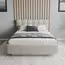 Кровать Prime Soft 160х200 шенилл бежевый, Спальное место: 160х200, Тип ткани: шенилл, Цвет ткани: бежевый, изображение 3